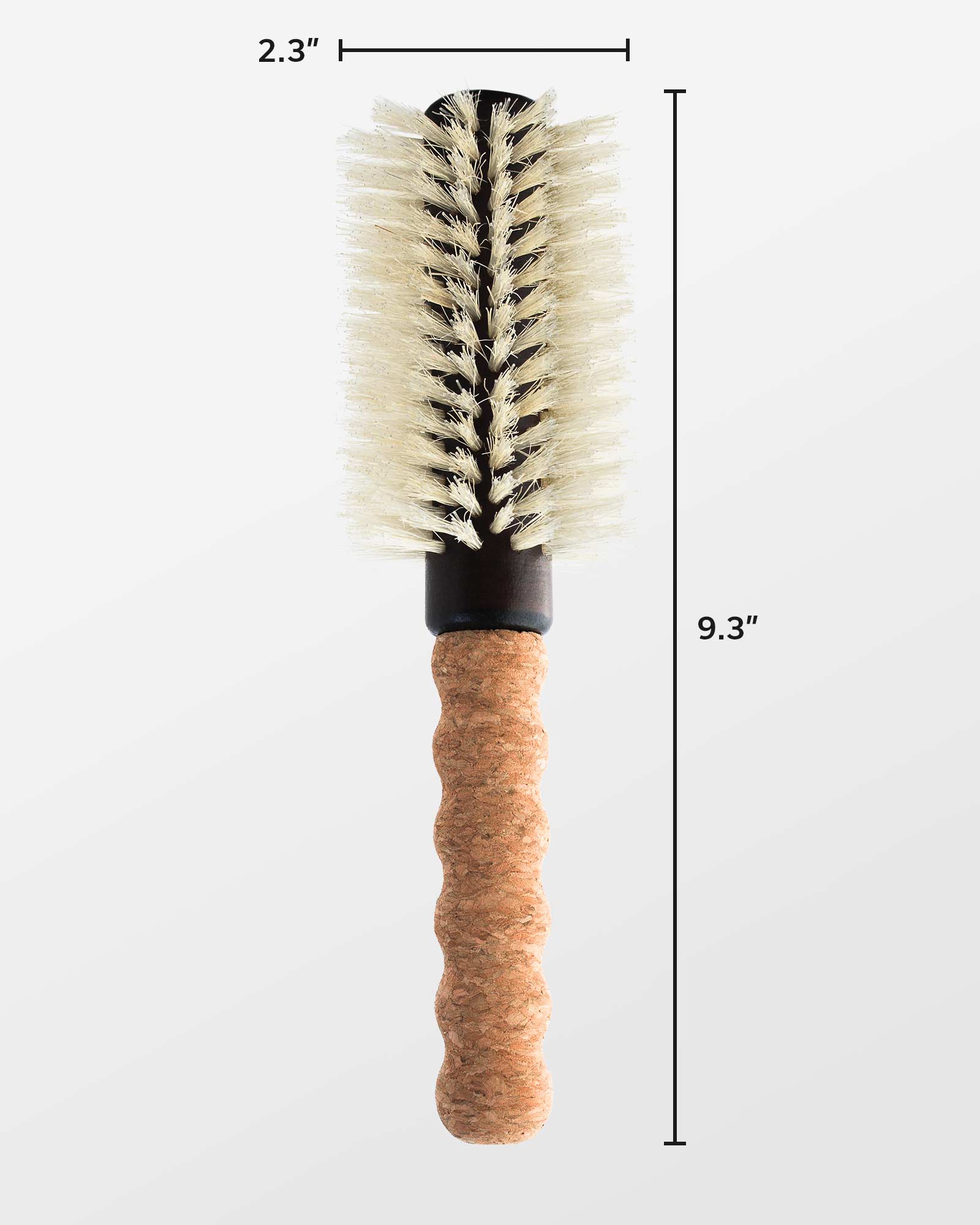 Medium Round Boar / Nylon Bristle Brush