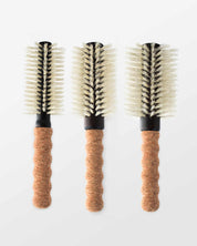 Round Boar / Nylon Bristle Brush Trio