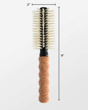Small Round Boar / Nylon Bristle Brush