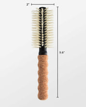 Small Round Boar / Nylon Bristle Brush
