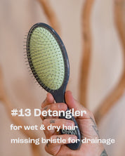 #13 Detangler Brush (Green)