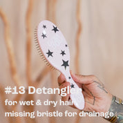 #13 Detangler Brush Pink Stars